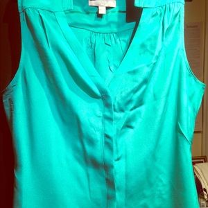 100% pure silk sleeveless top